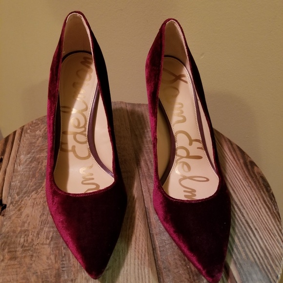Sam Edelman Shoes - Sam Edelman Velvet Stilettos